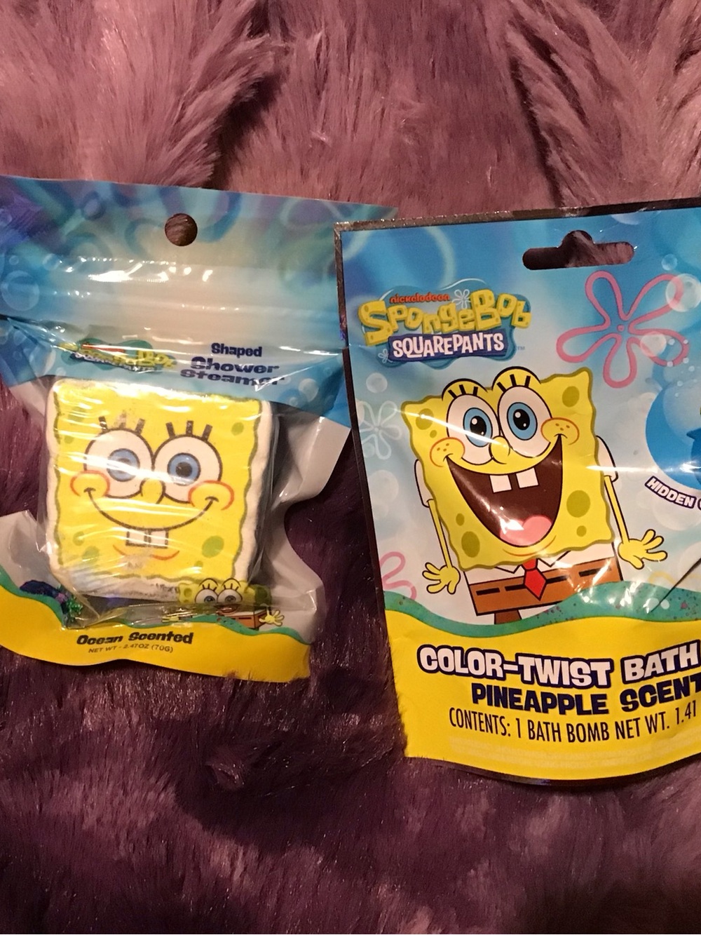 SpongeBob Squarepants Yellow & Blue Color-Twist Bath Bomb